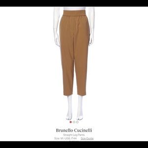 Designer Brunello Cucinelli Straight Leg Pants